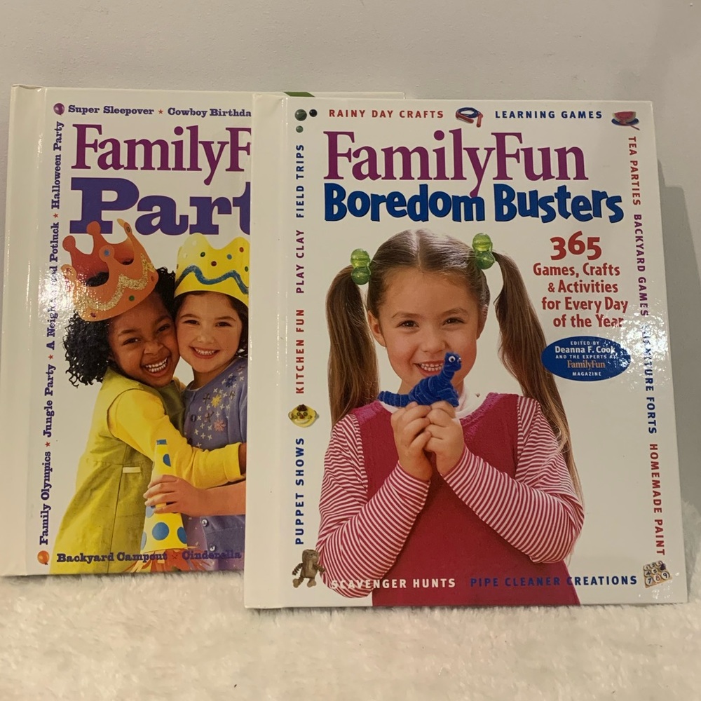Family activity idea books